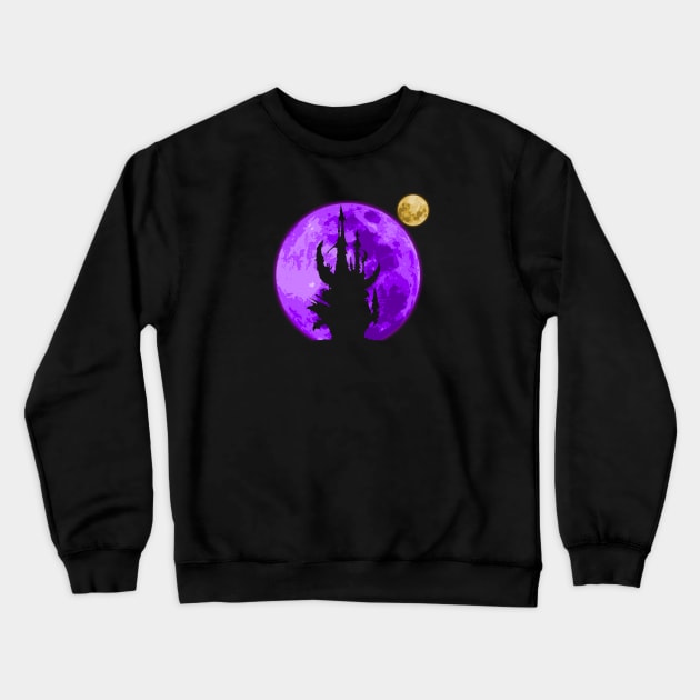 Evil Castle Crewneck Sweatshirt by nickbeta